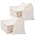 Customizable Pattern Multipurpose Muslin Drawstring Bags Portable Burlap Bags for Wedding Parties Supermarket Gifts Travel