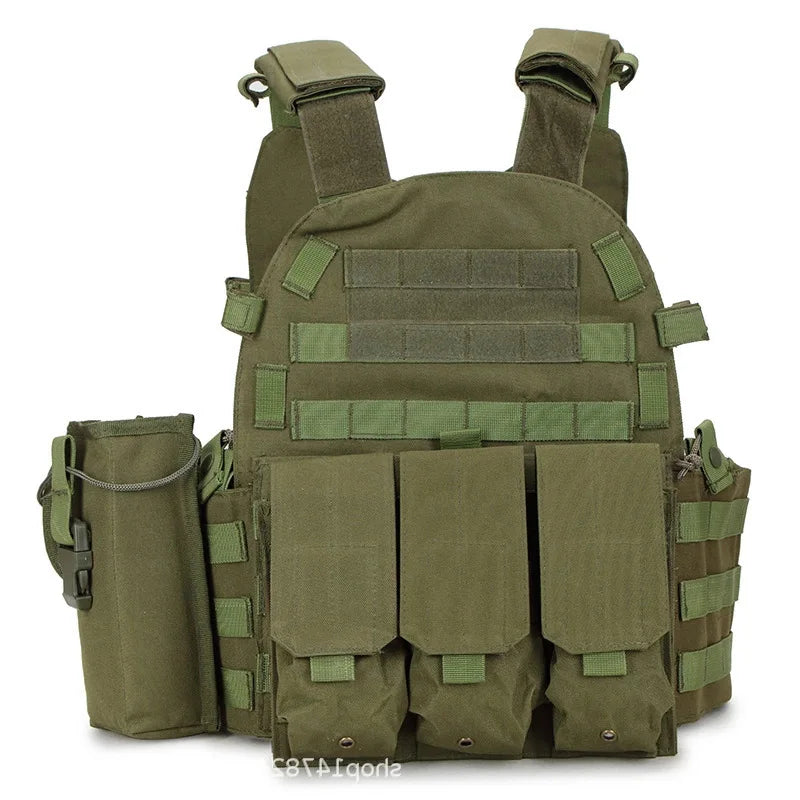 Shero Chaleco Tactico Tactisch Multifunctional Tactical Vest Equipment Supplies Black Security Tactical Vest Gear for Sale