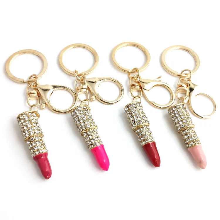 2023 Cute Luxury Zinc Alloy UV Printing Kawaii Bling Keychain Gift for Mum