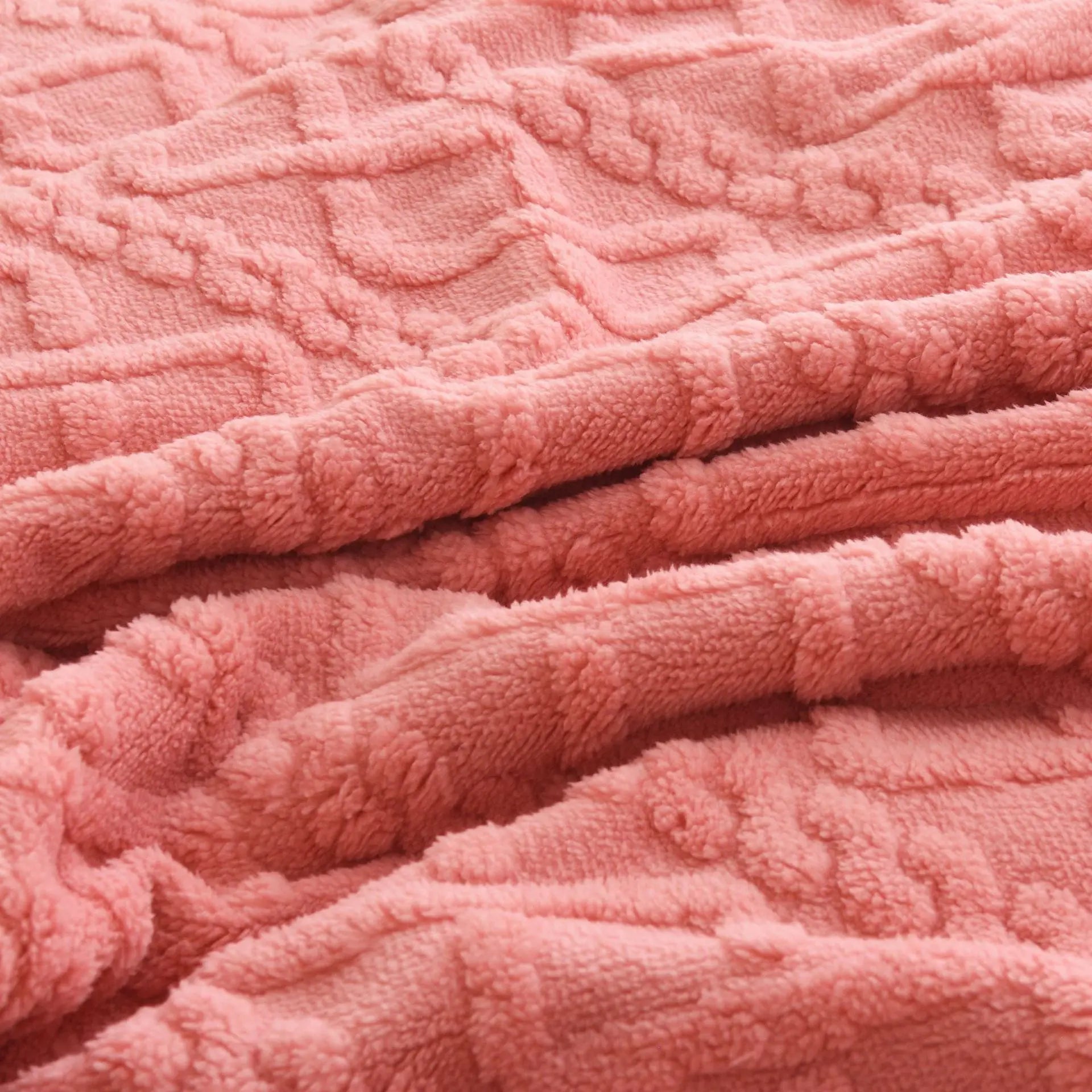 Free Sample  Sherpa Blanket Soft Throw Flannel Sherpa Polyester Blanket for Winter