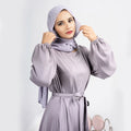 2026 Custom Loriya Fashion Plain Abaya for Women Modesty Dubai Black Closed Abaya Daily Wear Black Abaya Women Islamic Clothing