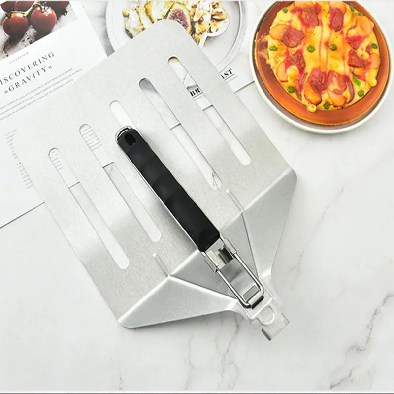 Hot Selling 7 9 12 14 Inch Pizza Tools Food Grade Stainless Steel Disposable Pizza Safe Transfer Shovel and Peel