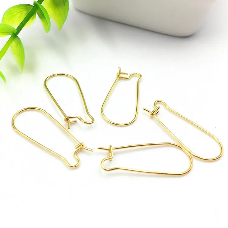 Gold Plated Stainless Steel Surgical Steel Earring Posts Different Size Silver Jewelry Fittings Elegant Earthenware Findings