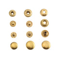 50 Sets/Batch Brass Snap Button 633/831/201 Handmade DIY Leather Hardware Snap Button Accessories