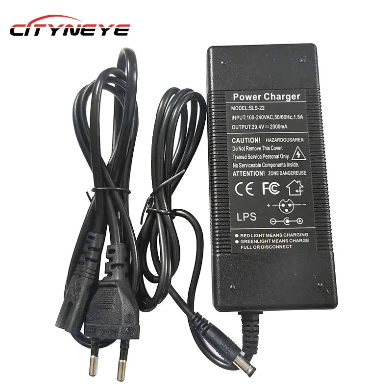 29.4V 2A Charger for 5.5 Inch Electric Scooter EU US AU UK Plug Battery Charger Replacement Accessories