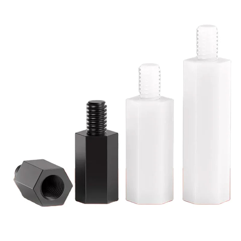ANCETE M2 M2.5 M3 M4 Male Female Black & White Hex PCB Nylon Spacer Standoff GB Standard Metric/Inch Measurement System