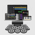 Popular Percussion Musical Instrument Portable Electronic Silicone Drums Wholesale Factory