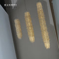 Rod Stick Quartz Crystal Chandelier Home Decoration Luxury Rock Lamp Raw Quartz Chandelier for Dining Room Table