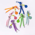 Colored Braided Rope Strap Keychain Pendant Car Keychain Backpack Diy Phone case Rope Hand-woven Rope