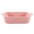 Rectangle Bakeware Trays American Cheese Baking Oven Bread Pan Ceramic Baking Tray with Handle