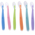 Baby Feeding Spoons Dishes Tableware for Children Flatware Cutlery Spoon Silicone Tools for Patch Work Lot Soup Ladle