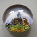 K9 Grade Crystal Glass Paperweight Customized Picture Design Dome Round Shape Crystal Glass Paper Weight