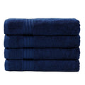Direct Factory Sale 's Pure Cotton 70*135 Navy Blue Hotel Bath Towel for Adults Woven Technique Discontinued Foreign