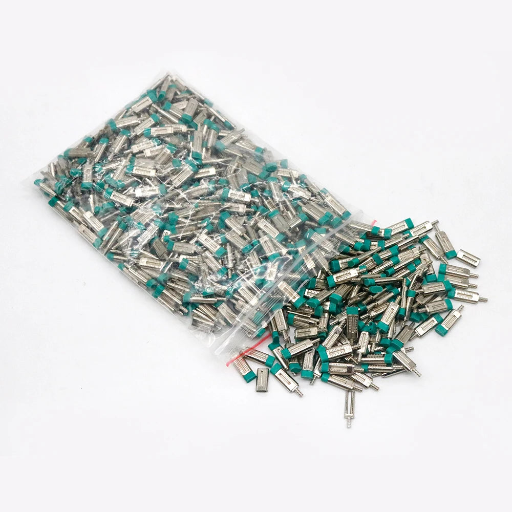1000pcs/lot Dental Twin Pins Green with Different Color Model