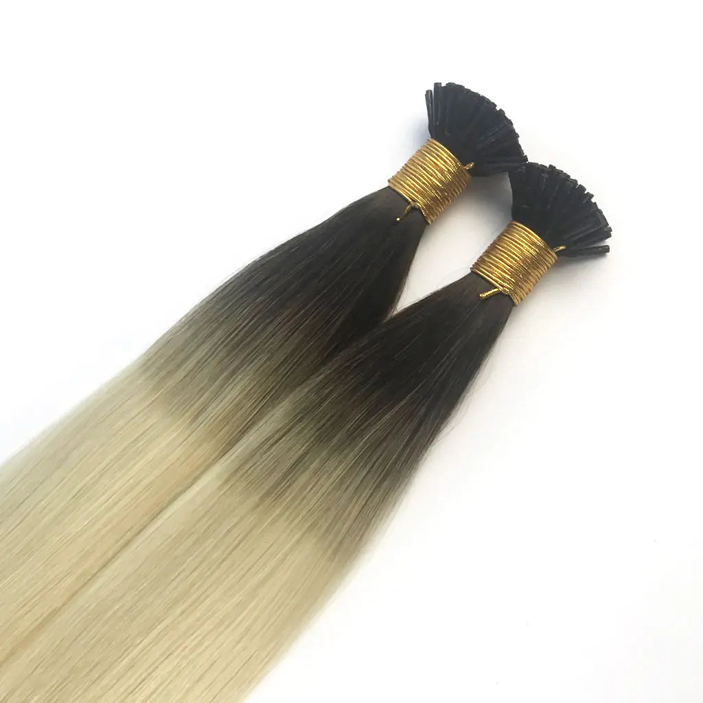 100% Virgin Remy Human Hair I Tip Hair Extensions Wholesale Brazilian Human Hair