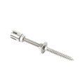 Green Wall Cable Hubs Stainless Steel Wire Trellis Tension for Climbing Plants Fence with Wall Brackets for 3mm Cable