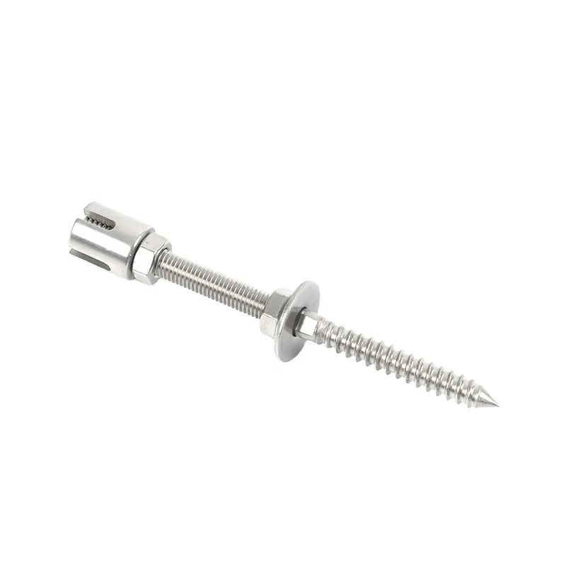 Green Wall Cable Hubs Stainless Steel Wire Trellis Tension for Climbing Plants Fence with Wall Brackets for 3mm Cable