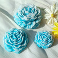 BJ6-79 Handmade Cake Decorating 3D Flower Silicone Soap Mold Candle Mold DIY Peony Silicone Candle Mold