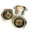 NPT 1/2 Aluminum Alloy Oil Level Plug with Sight Glass XZW Brand Model XZW125 for Liquid Tank Detection Appliance