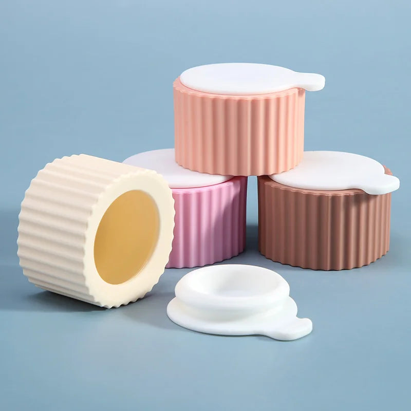 New Design 20ml Portable Reusable Leak Proof Cosmetic Shampoo Mini Food Grade BPA Free Silicone Travel Storage Container Case