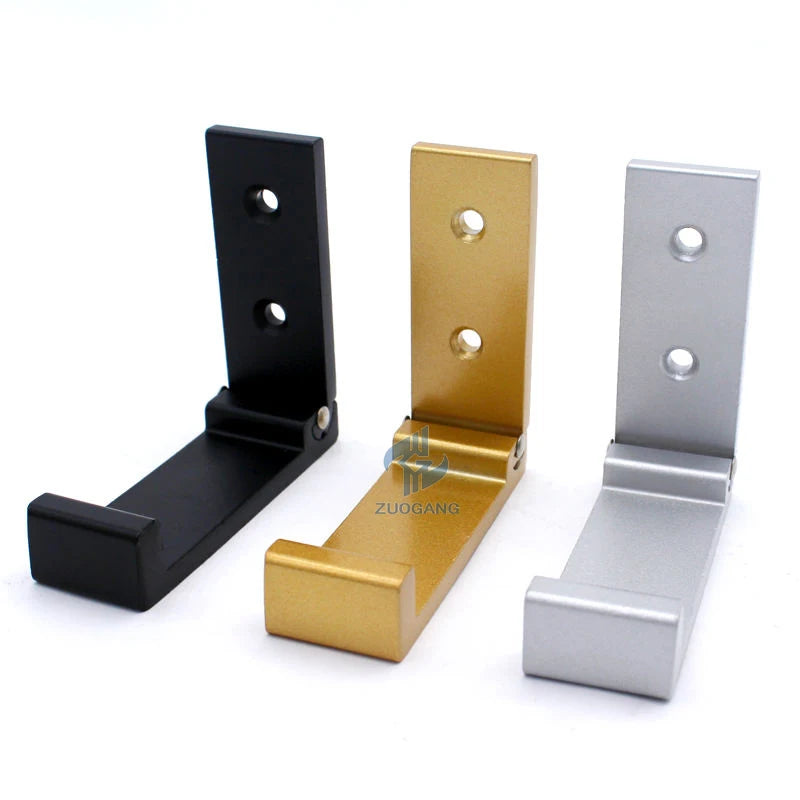 Zuo Gang Matte Black Aluminum Alloy Foldable for Down Coat Hooks Eco-Friendly Wall Mounted