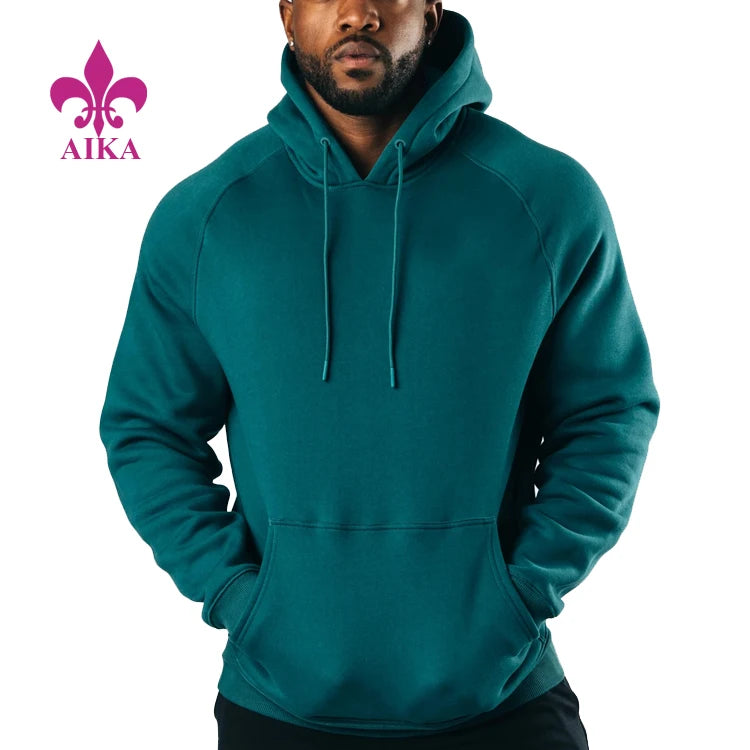 Ultra-Soft Feel Performance Fit Sports Custom Panels Across Upper Back Pullover Hoodies for Mens