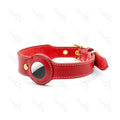 Airtag Holder Case Genuine Leather Dog Collar Luxury Gps