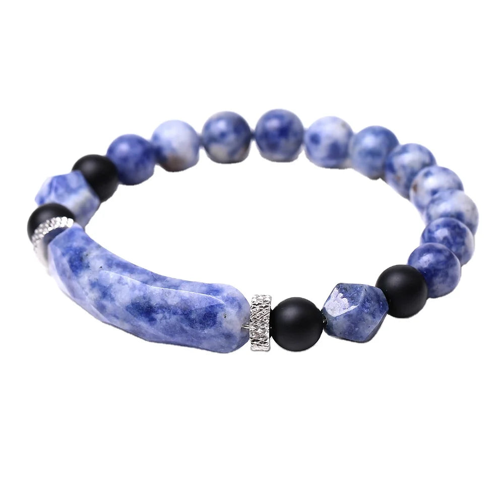 New Arrival Bridge Charm Agate Bead Bracelets Natural Stone Crystal Bracelet