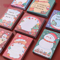 Christmas Snowman Memo Pads Note Paper Message Cute Decorative Notepad Office Stationery School Supplies 1651