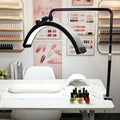 25inch Led Table Lamp Table Nail  UV Table Half Moon Lash Lamp Manicure Lamp With Phone Stand Beauty Tools for Tattoo Salon Nail