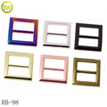 Wholesale Zinc Alloy Belt Straps Handbag Accessories Multi-color Simple Clip Buckle Adjuster for Dog Collar