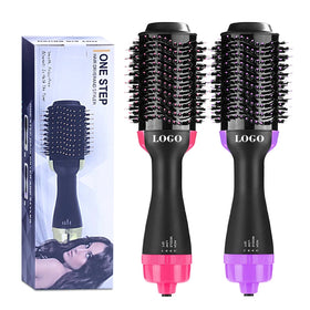 Curler Hot Comb 4 in 1 Salon Ionic Hair Styling Tools Straightener Blow Dryer One Step Dryer & Volumizing Hot Air Brush