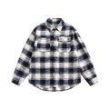 2024 Spring New Unisex Shirt Casual Loose and Trendy Plaid Shirt Checkered Shirt for Both Men and Women