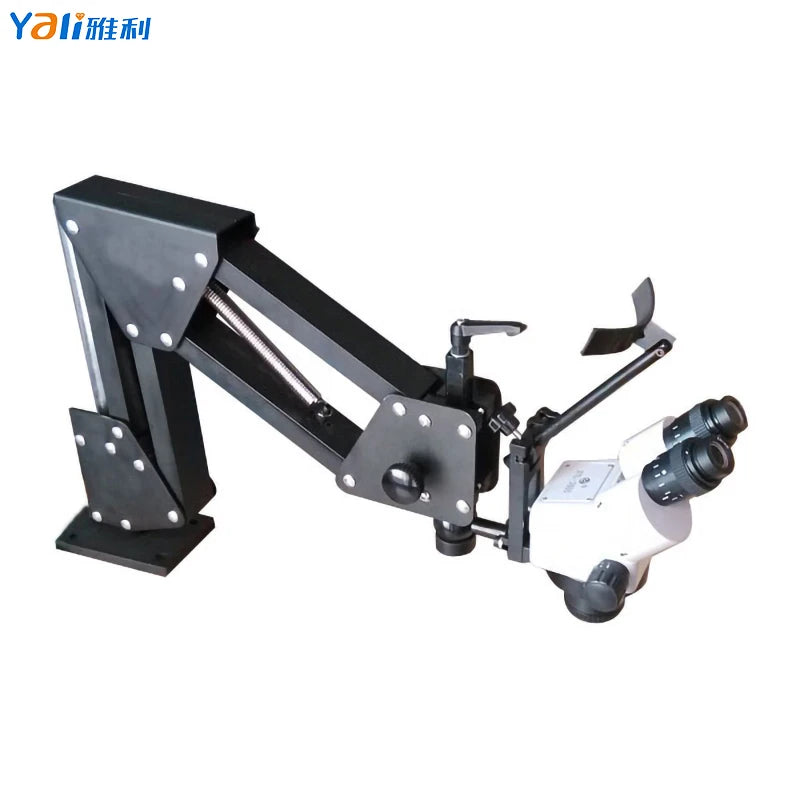 Engraving Microscope Jewelry Gemstone Diamond Setting Microscope LED Zoom Microscope for Laboratory and Jewelry Making