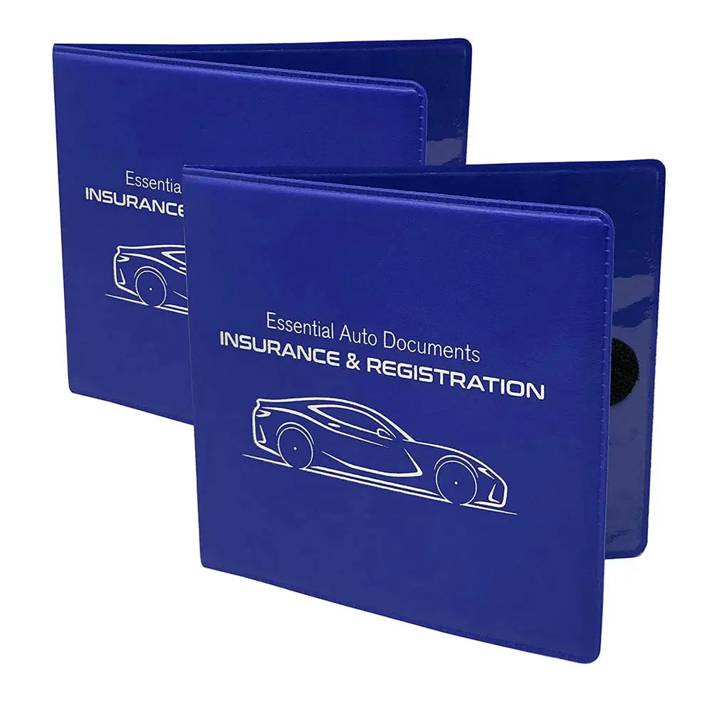Custom Promotional Gift PVC Card Holder Wallet Organizer for Car Registration Insurance Document Driver's License Contact Card