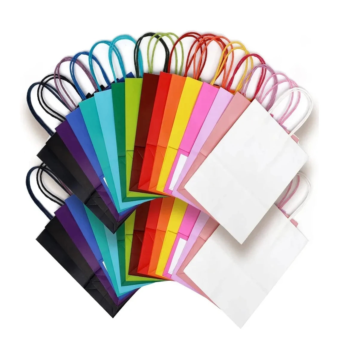 KM Gift Shopping Takeaway Paper Kraft Packaging Bags