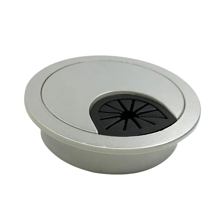 60mm Computer Desk Grommet Table Round Decorative Hard Plastic Table Cover Round Fitted