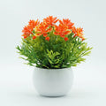 Home Garden Decoration Supplies Artificial Bonsai Plastic Fake Flower Potted Plant for Christmas Festivities Office Desktop