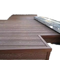 High Quality WPC Engineered Decking Factory Direct Outdoor Flooring for Pool Garden Exterior European Hardwood Composite
