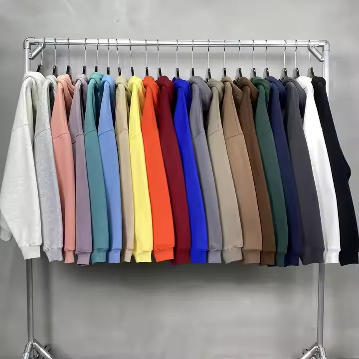 420gsm Top Quality Heavyweight Puff Print Hoodies Men's Tracksuits Cotton Sweatshirt Custom Streetwear Hoodie