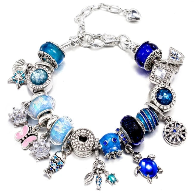 Fashion Jewelry 2025 Summer Crystal Beaded Bracelets Children's Women 's Smart Bracelets and Charms Jewelry