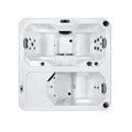Sunrans 2.2M Ice Therapy Cold Plunge Tub and Spa Hot Tub Zone 3 Persons Ice Bath Tub Low Temperature for Body Recovery