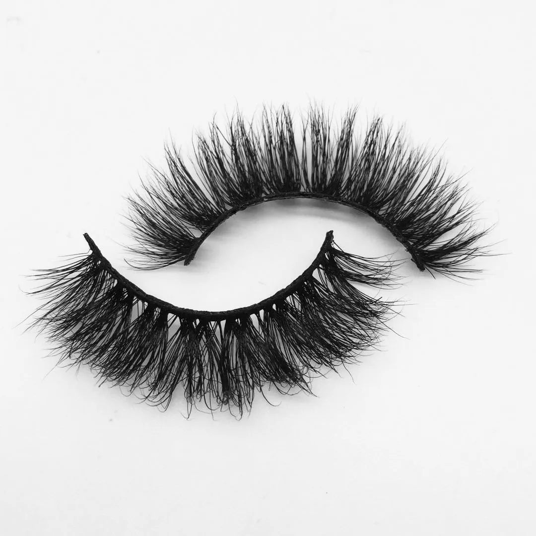 M624 d Curl Eyelashes Beauty Wholesale Fur Mink Eyelashes Deep Russian Strip Lashes Like Lash Extensions Cat Eye fox Eye