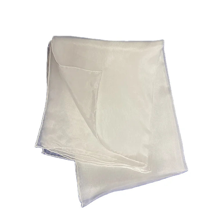 Undyed White 100% Silk Habotai 5mm Silk Scarf for DIY Dyeing