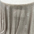 S590 High Quality  Rhinestone Covered Fabric Mesh Fabric With Rhinestones for Dress