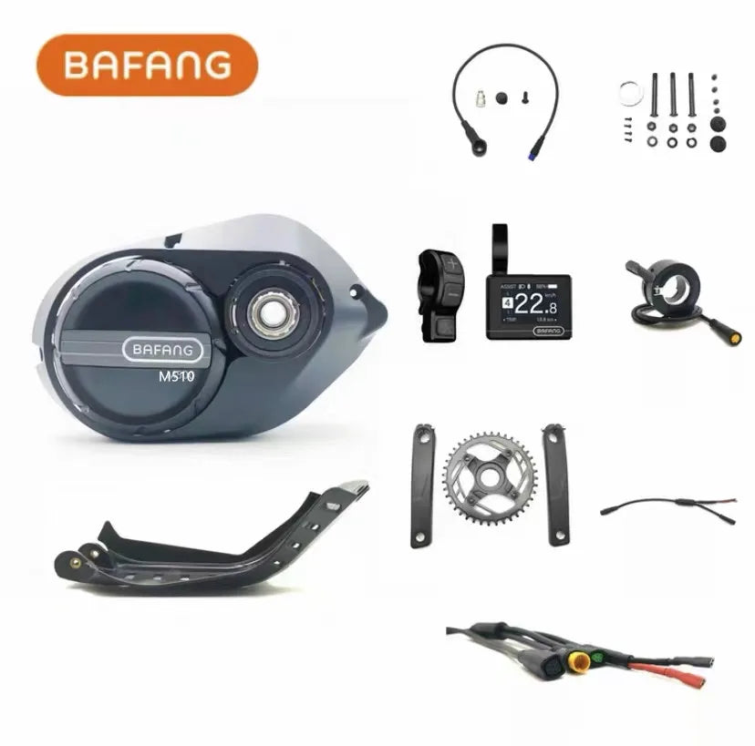 Bafang M510 Motor MM G522.250.C 36v/43v/48v 250W Mid Drive Motor Electric Bike Conversion Kit