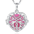 Merryshine Vintage Jewelry Heart butterfly Harmony Ball Locket Angel Call Chime Caller Bell Pendant Necklaces for Women
