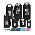 Carbon Fibre 10L 15L 30L Outdoor PVC Storage Pack Pouch Swimming Ocean Travel Waterproof Dry Bag Floating Lightweight Backpack