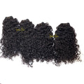 VMAE 3B Style Virgin Human Hair Extension 100g Indian Kinky Curly Afro 4A 4B 4C Bundles Cuticle Aligned Natural Black Weft