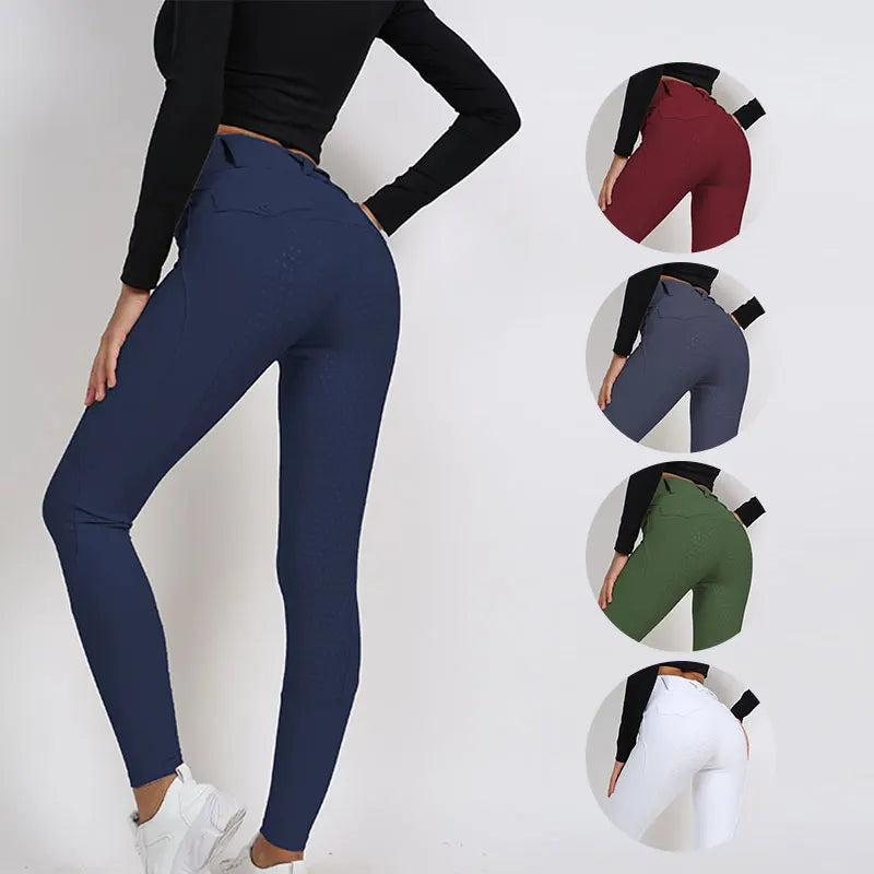 Women Equestrian Breeches Four Ways Stretch Lady Riding Pants Leggings Equestrian Clothing